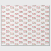 North Pole Milk Cookie Company Weihnachten Geschenkpapier (Flach)