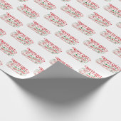North Pole Milk Cookie Company Weihnachten Geschenkpapier (Ecke)