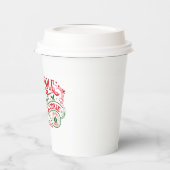 North Pole Milk Cookie Company Weihnachten Pappbecher (Links)