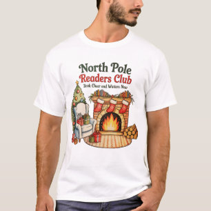 North Pole Readers Club Weihnachtsbücher Xmas Lieb T-Shirt