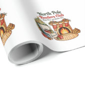 North Pole Readers Club Weihnachtsbücher Xmas Love Geschenkpapier (Rolleneckpunkt)