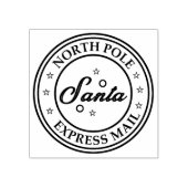 NORTH POLE SANTA EXPRESS MAIL GUMMISTEMPEL (Prägung)