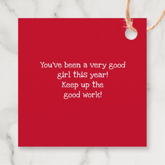 North Pole Santa Mail Rentiere Weihnachtsgeschenke Geschenkanhänger (Rückseite)