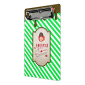 North Pole Santa Shop Weihnachtself Made Mini Klemmbrett (Gewinkelt2)