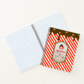 North Pole Santa Shop Weihnachtself Made Notizblock (Innenseite)