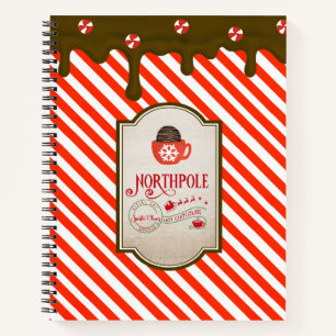 North Pole Santa Shop Weihnachtself Made Notizblock