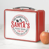 North Pole Santa's Workshop Metall Brotdose (Beispiel)