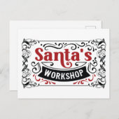 North Pole Santa's Workshop Weihnachten (Vorne/Hinten)