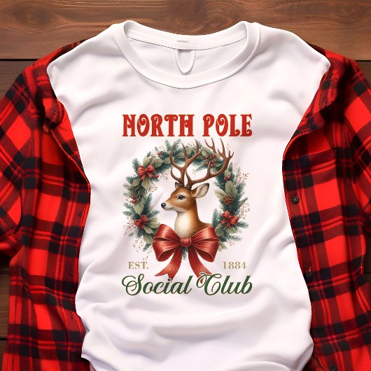 North Pole Social Club Weihnachten Tri-Blend Shirt