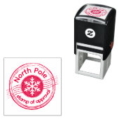 North Pole Stamp of Approval | Wood Art Stamp Permastempel (Beispiel)