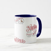North Pole Trading Co. Weihnachts-Tasse Tasse (VorderseiteRechts)