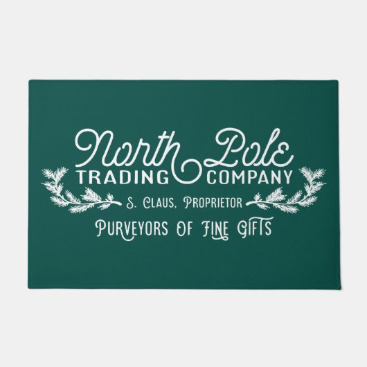 North Pole Trading Company Weihnachten Fußmatte (Vorderseite)