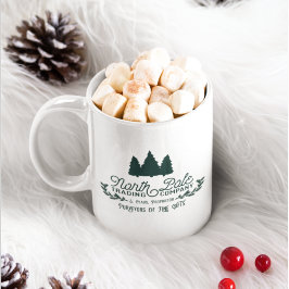 North Pole Trading Company Weihnachtslogo Kaffeetasse