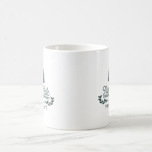 North Pole Trading Company Weihnachtslogo Kaffeetasse (Mittel)