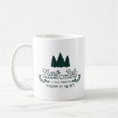North Pole Trading Company Weihnachtslogo Kaffeetasse (Links)