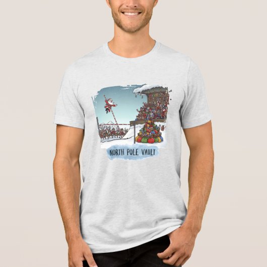 North Pole Vault Tri-Blend Shirt (Vorderseite)