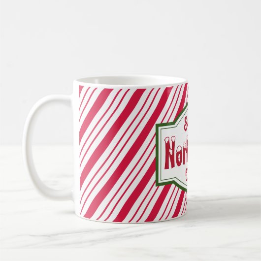 North Pole Weihnachtskaffee-Tasse Kaffeetasse (Links)