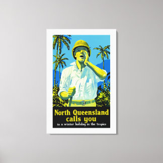 North Queensland ruft an Leinwanddruck