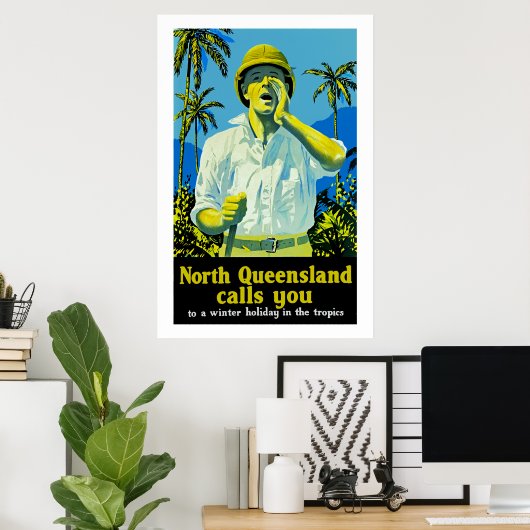 North Queensland ruft an Poster (Heimbüro)