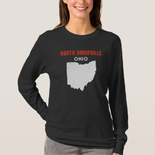 NORTH RIDGEVILLE Ohio USA Staat America Travel Ohi T-Shirt