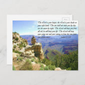 North Rim Grand Canyon Foto mit Bibelverse Postkarte (Vorne/Hinten)