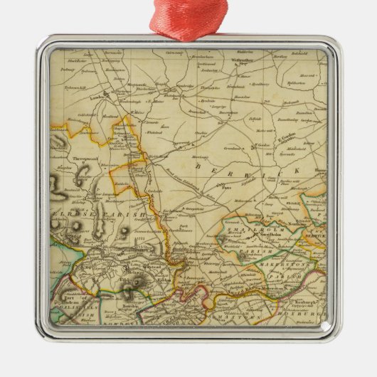 North Roxburgh Shire Silbernes Ornament (Vorne)