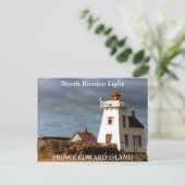 North Rustico Light, Prince Edward Island Postcard Postkarte (Stehend Vorderseite)
