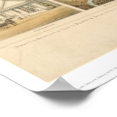 North San Juan, CA. Panoramakarte 1858 (1567A) Poster (Ecke)