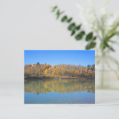 North Saskatchewan River - Herbst Postkarte (Stehend Vorderseite)