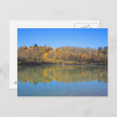 North Saskatchewan River - Herbst Postkarte (Vorne/Hinten)