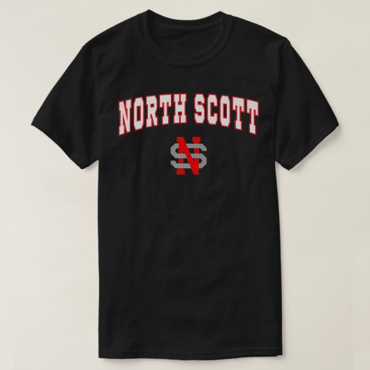 North Scott High School Lancers Premium T-Shirt (Design vorne)