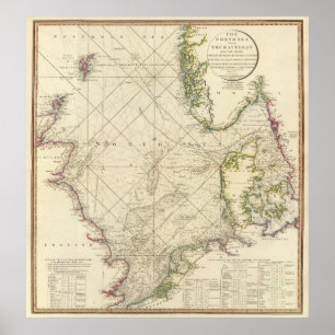 North Sea, Kattegat Poster