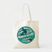 North Shore Hawaii aquamarines Surflogo Tasche (Vorne)
