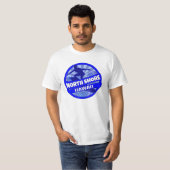 North Shore Hawaii - blaues Surfer-Logo-Shirt T-Shirt (Vorne ganz)