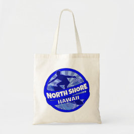 North Shore Hawaii Blue Surfer Logo Tasche