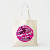 North Shore Hawaii Rosa Surfer Logo Tasche (Vorne)