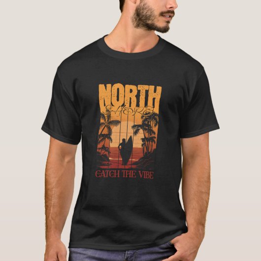 North Shore Hawaii Surf Waves - Beach Lover T-Shirt (Vorderseite)