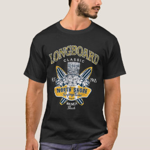 North Shore Hawaii Surfing Team Tee Longboard Klic