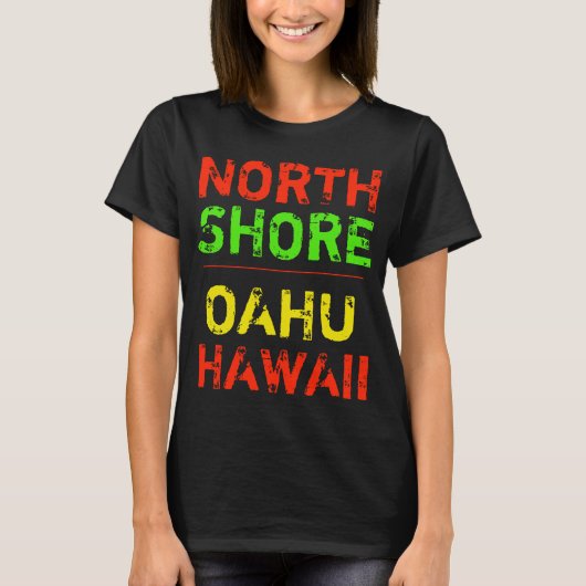 NORTH SHORE HAWAII T-Shirt (Vorderseite)