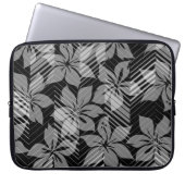 North Shore Hawaiian Hibiskus Neoprene Wetsuit Laptopschutzhülle (Vorderseite)
