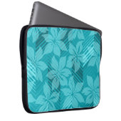 North Shore Hawaiian Hibiskus Neoprene Wetsuit Laptopschutzhülle (Vorne Rechts)