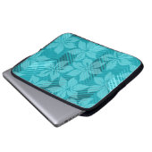North Shore Hawaiian Hibiskus Neoprene Wetsuit Laptopschutzhülle (Vorne Knopf)