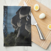 North Shore Lake Tahoe, Incline Village, Nevada Geschirrtuch (Viertel Falte)