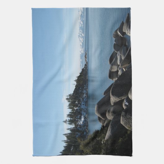 North Shore Lake Tahoe, Incline Village, Nevada Geschirrtuch (Vertikal)