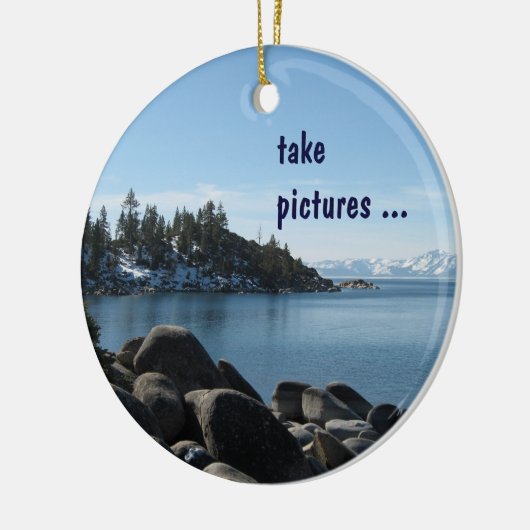North Shore Lake Tahoe, Incline Village, Nevada Keramik Ornament (Links)