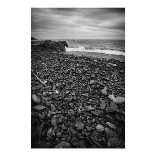 North Shore Rocky Beach Fotodruck (Vorne)
