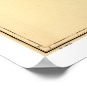 North & South Carolina Karte 1839 Poster (Ecke)