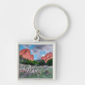 North South Gateway Rocks Garden of Gods Schlüssel Schlüsselanhänger (Vorne)