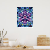 North Star Kinetic Collage Kaleidoscope Poster (Küche)
