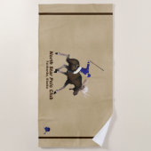 North Star Polo Club Strandtuch (Vorderseite)